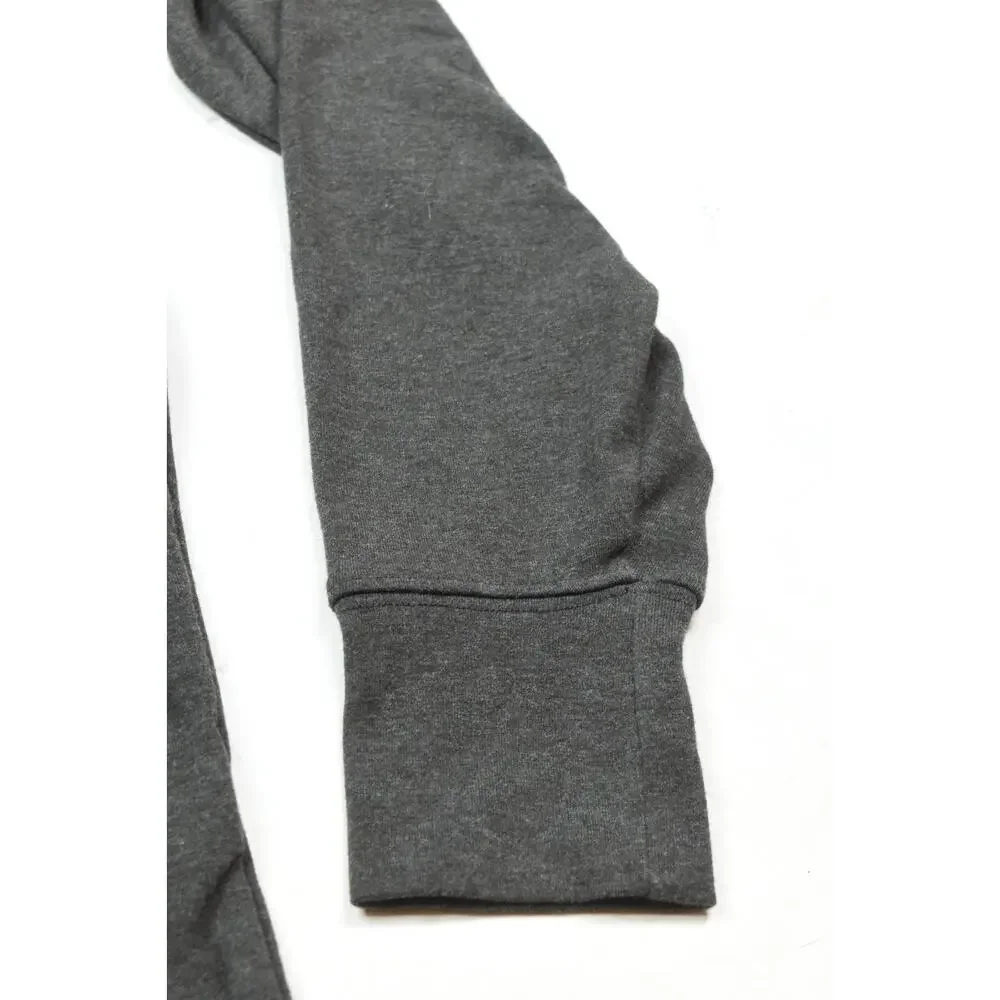 Normal Brand 1/4 Zip Pullover Sweater Mens Medium Gray Long Sleeve Cotton Blend